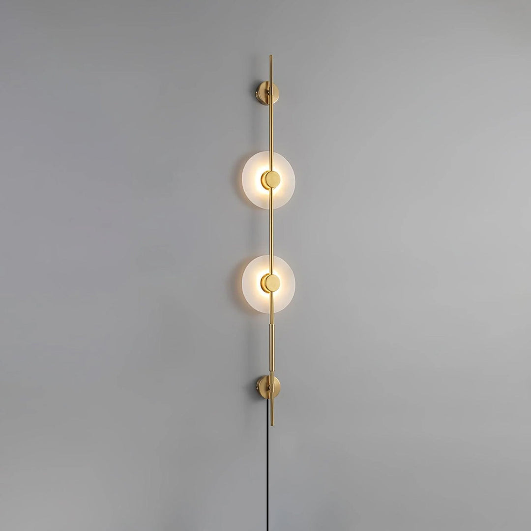 Alabaster Vertical Plug-In Wall Light with Inline Switch - product image 15