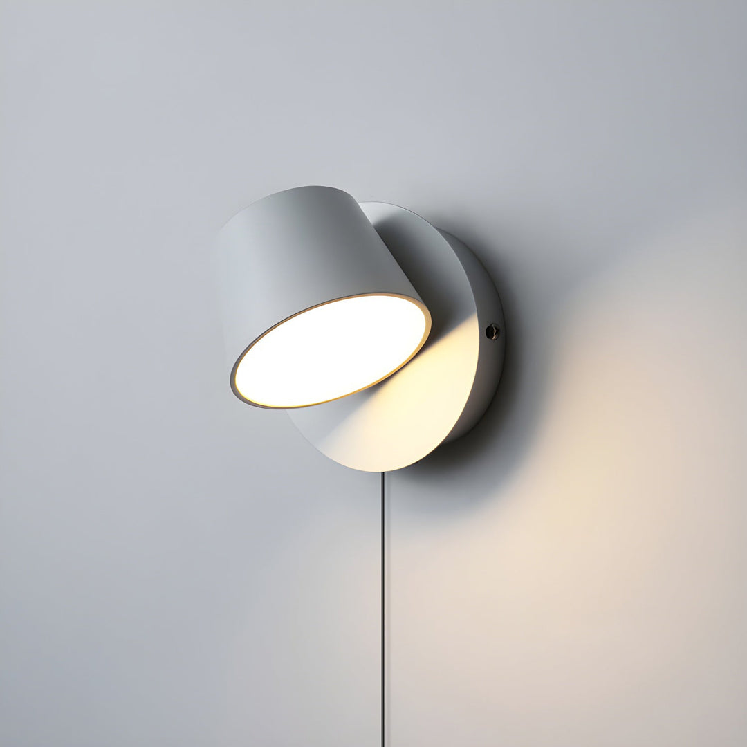 Angle-Adjustable Acrylic Reading Plug-In Wall Light - product image 7