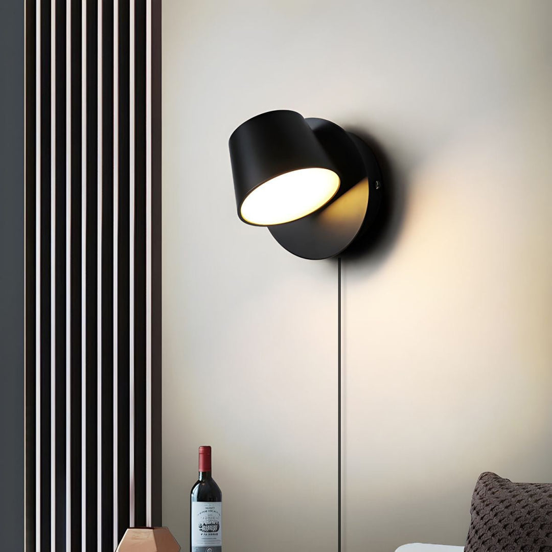 Angle-Adjustable Acrylic Reading Plug-In Wall Light - product image 4