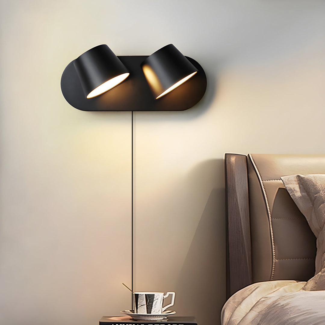 Angle-Adjustable Acrylic Reading Plug-In Wall Light - product image 3