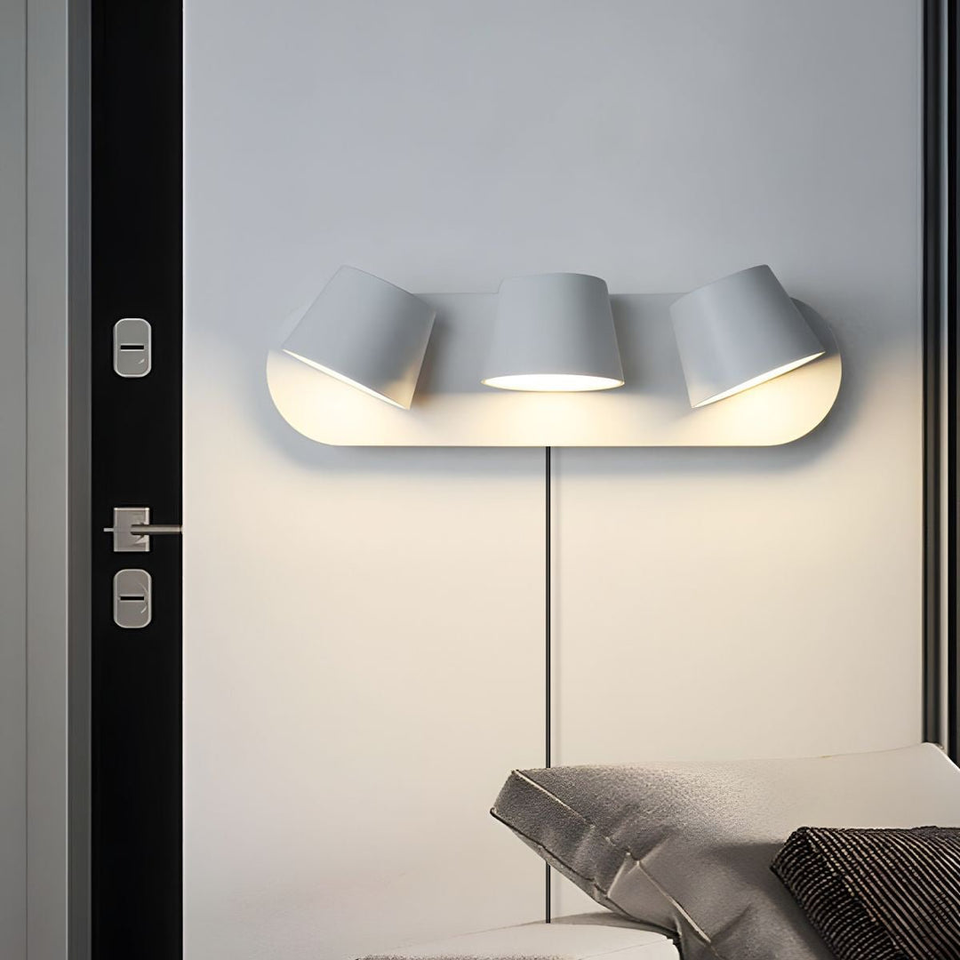 Angle-Adjustable Acrylic Reading Plug-In Wall Light - product image 5