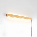 Load image into Gallery viewer, Arlo Linear Wood Plug-In Wall Light with Inline Switch - product image 30