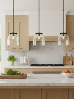 Load image into Gallery viewer, Auria Glass Dome Pendant Light – Clear Glass Elegance For Any Space
