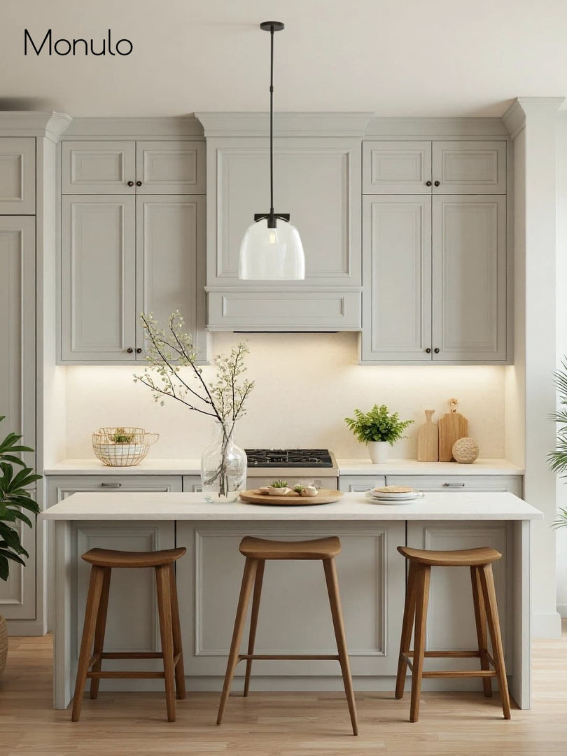 Auria Glass Dome Pendant Light – Clear Glass Elegance For Any Space