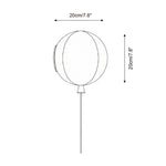 Charger l'image dans la visionneuse de galerie, Colorful Balloon Glass Wall Lamp - dimension drawing 6