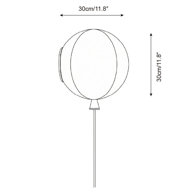 Colorful Balloon Glass Wall Lamp - product view 8