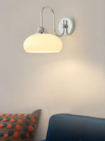 Load image into Gallery viewer, Bauhaus Curved Pole Glass Wall Sconce
