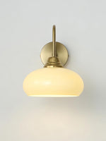 Load image into Gallery viewer, Bauhaus Curved Pole Glass Wall Sconce
