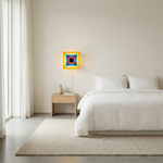 Load image into Gallery viewer, Color-Frame Geometric Plug-In Wall Lamp product view