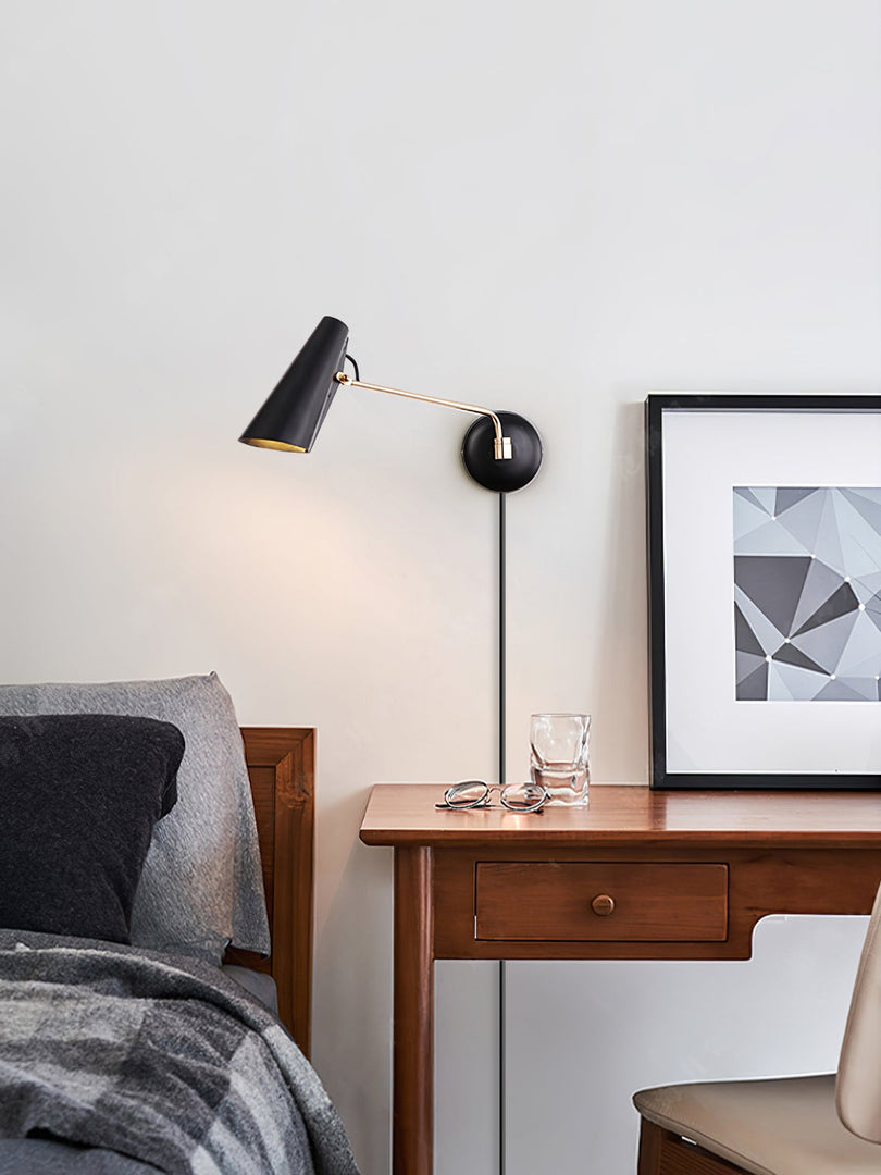 Birdy Plug-In Wall Light with Inline Switch - product image 2