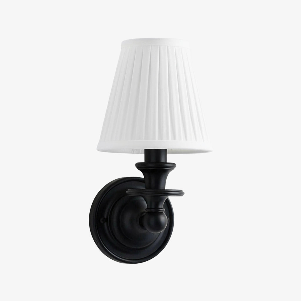 Applique murale Rowan Drum Shade – Applique en tissu pour un éclairage chaleureux de style cottage