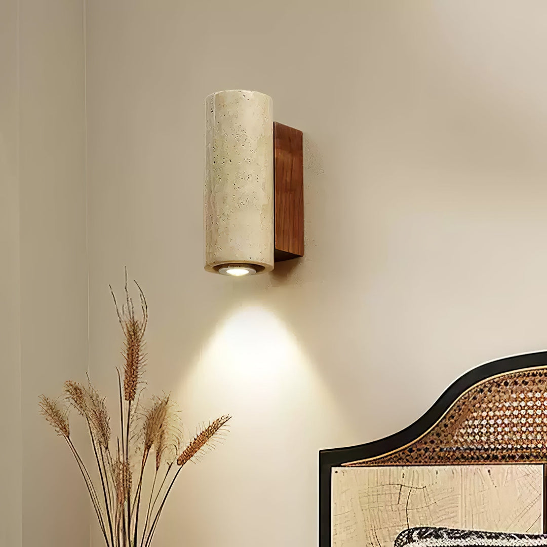 Blend Travertine Plug-In Wall Light - product image 8