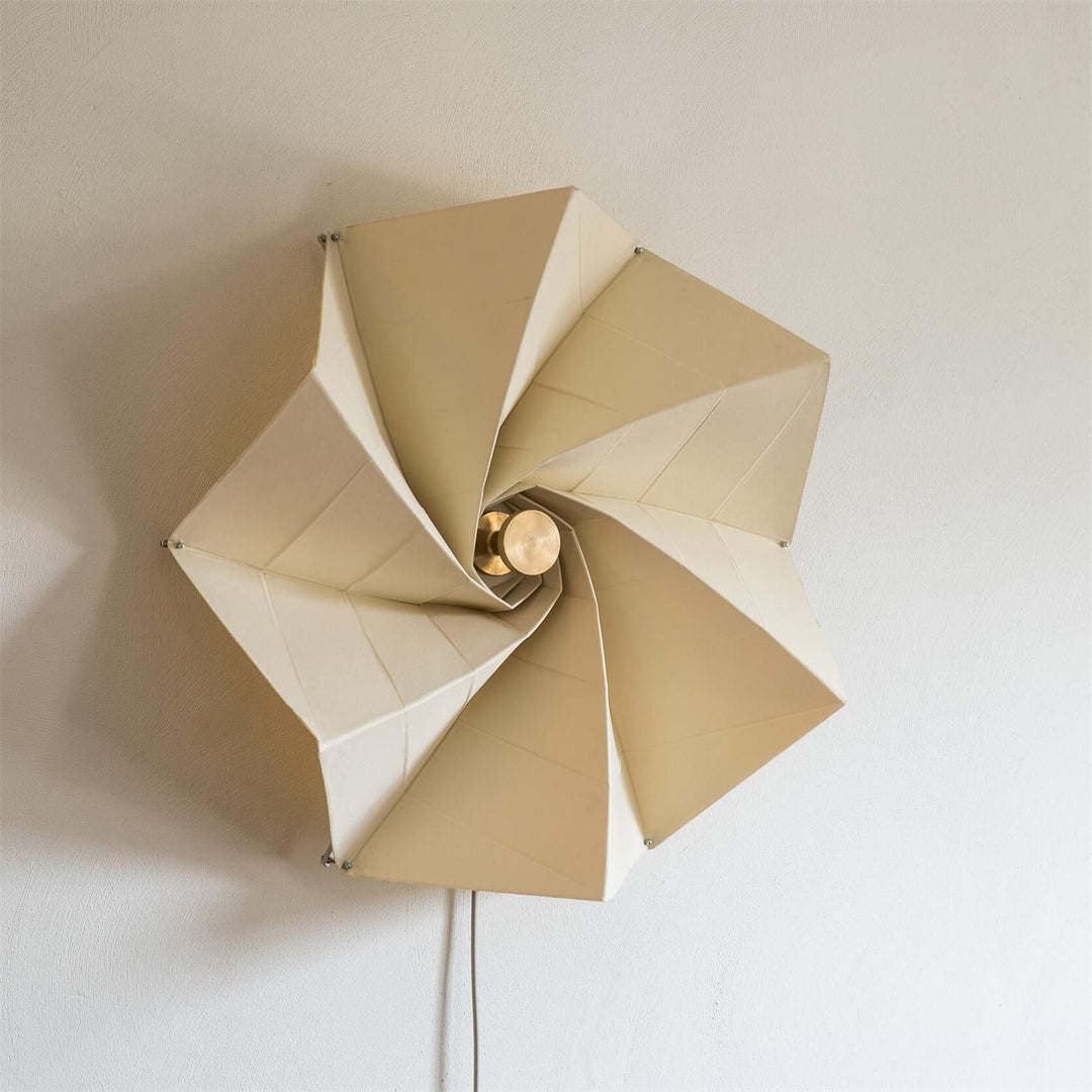 Flower-Fold Fabric Wall Lamp product view 8