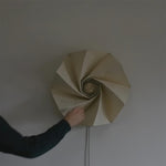 Load image into Gallery viewer, Flower-Fold Fabric Wall Lamp product view 9