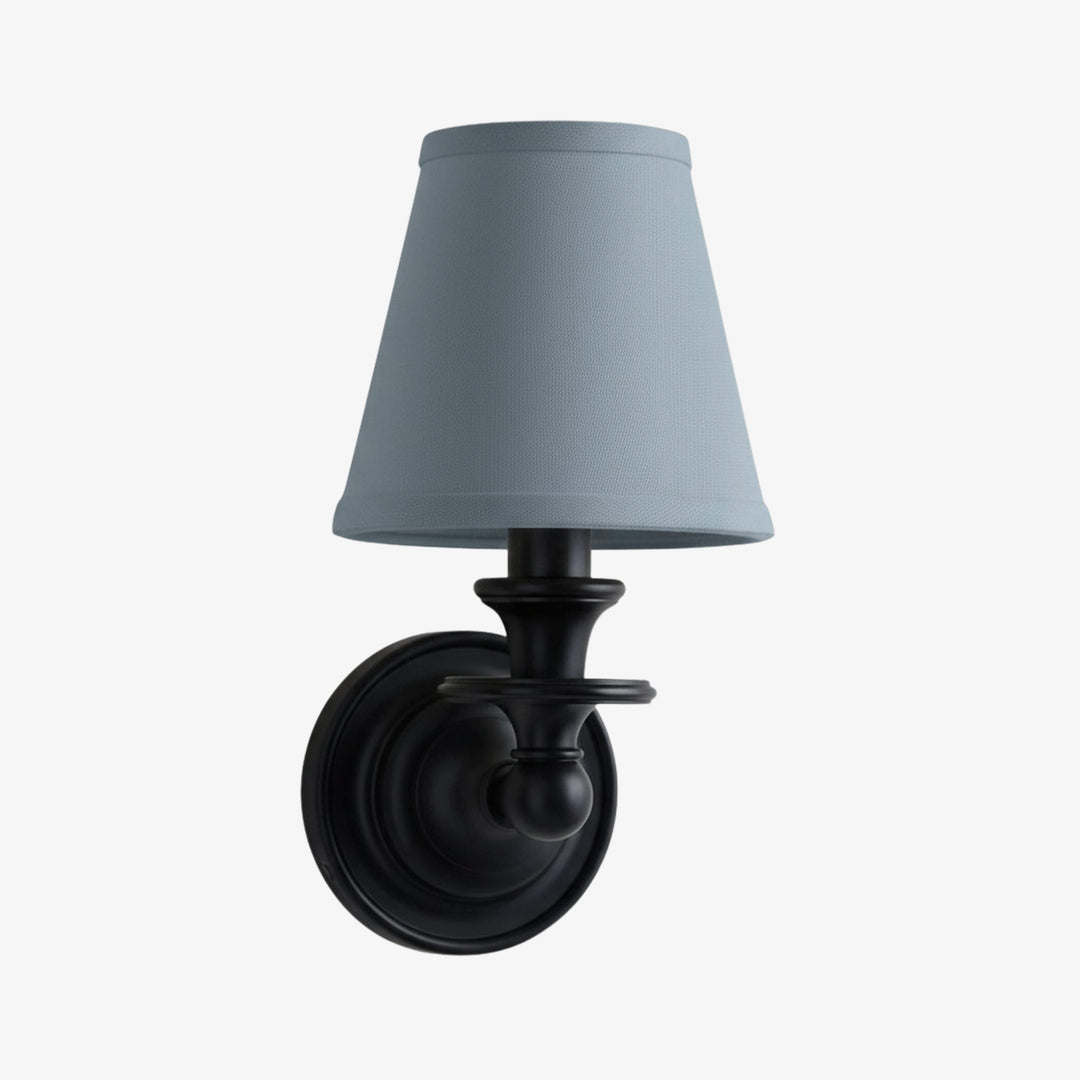 Rowan Drum Shade Wandlampe – Stoff-Wandleuchte für gemütliche Landhausbeleuchtung