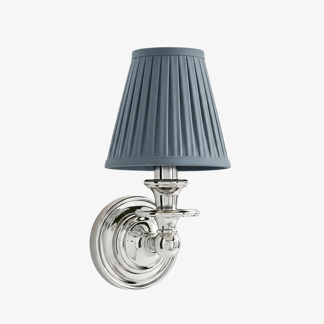 Rowan Drum Shade Wandlampe – Stoff-Wandleuchte für gemütliche Landhausbeleuchtung