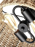 Load image into Gallery viewer, Bohemian Style 2-Light Semi Flush Mount Ceiling Light
