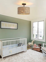 Load image into Gallery viewer, Bohemian Style 2-Light Semi Flush Mount Ceiling Light
