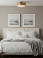 Load image into Gallery viewer, Bolvira Round Metal Ceiling Light - Champagne Bronze Flush Mount Style
