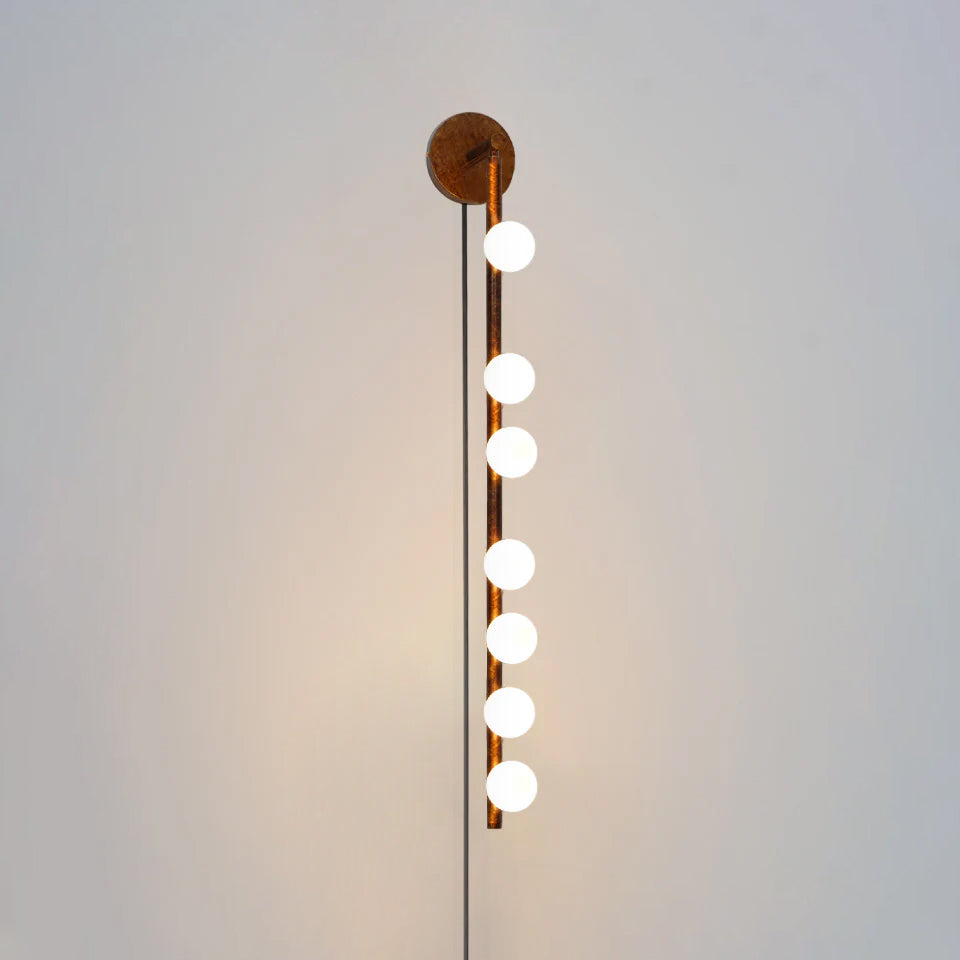 Brass Glass Tube Plug-In Wall Light with Inline Switch - product image 93