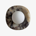 Bild in Gallery-Viewer laden, Oria Quadratische und Runde Wandleuchte - Moderne Jade-Lampe für das Schlafzimmer