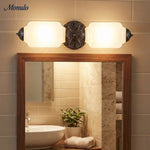 Cargar imagen en el visor de la Galería, Aplique de pared Eloise vintage de vidrio lechoso festoneado: iluminación de acento moderna para baño y dormitorio