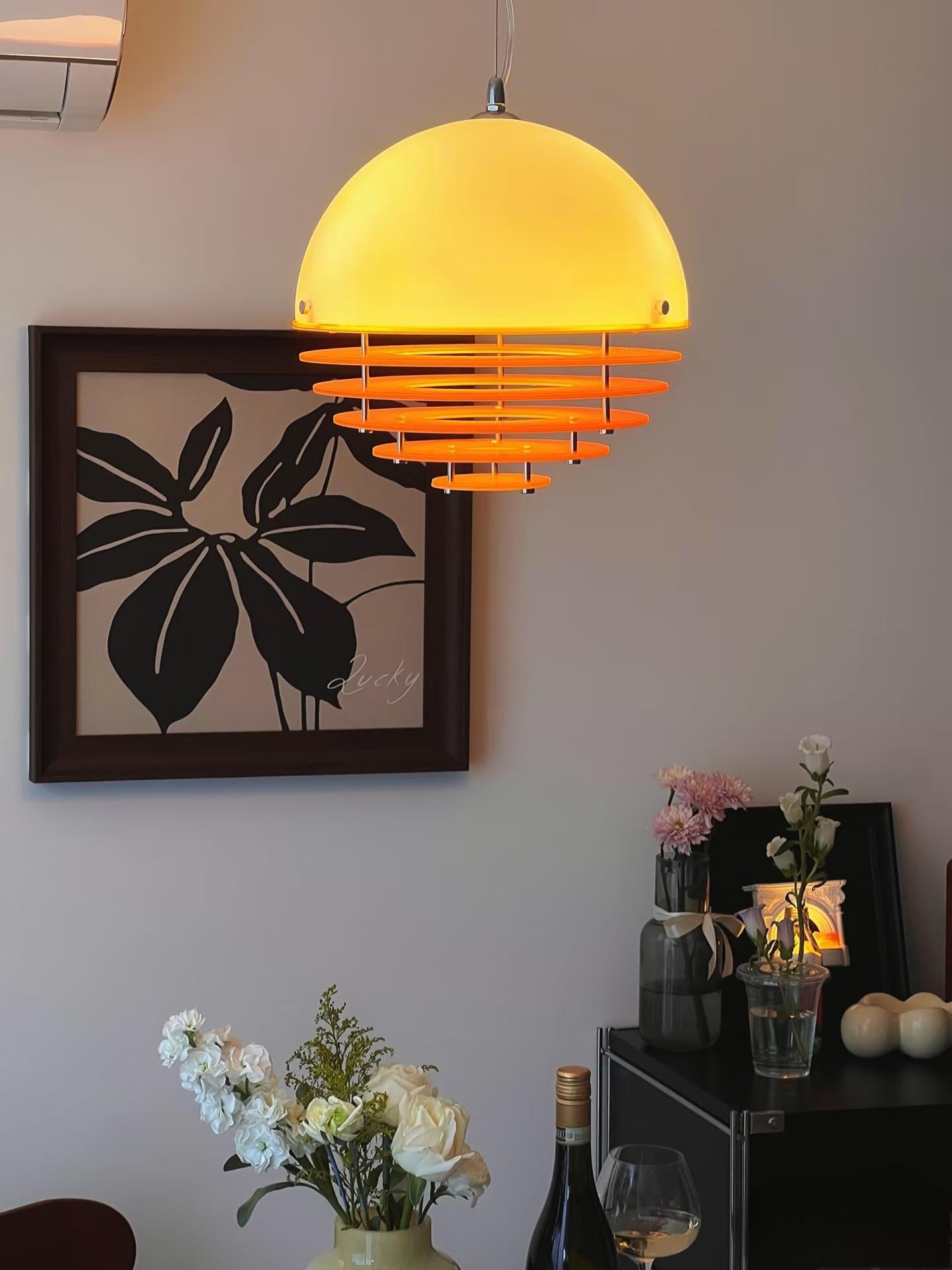 Sunset Pendant Light – Emotional Mood Light with Bauhaus Lamp Design-AFTERGLOW S1