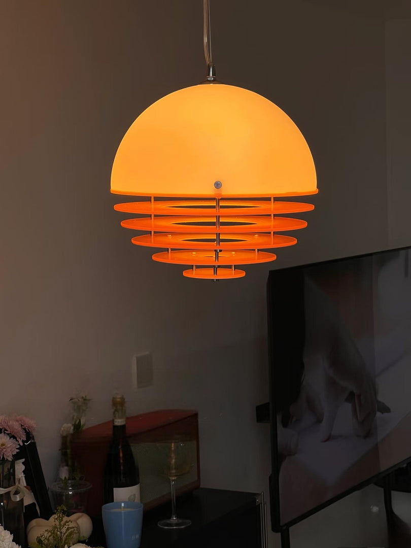 Bauhaus Sunset Glass Acrylic Pendant Lamp