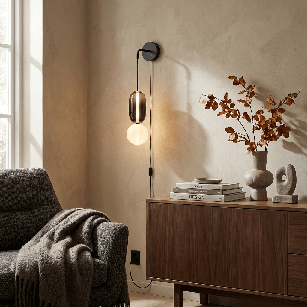 Candied Glass Plug-In Wall Light - product image 3