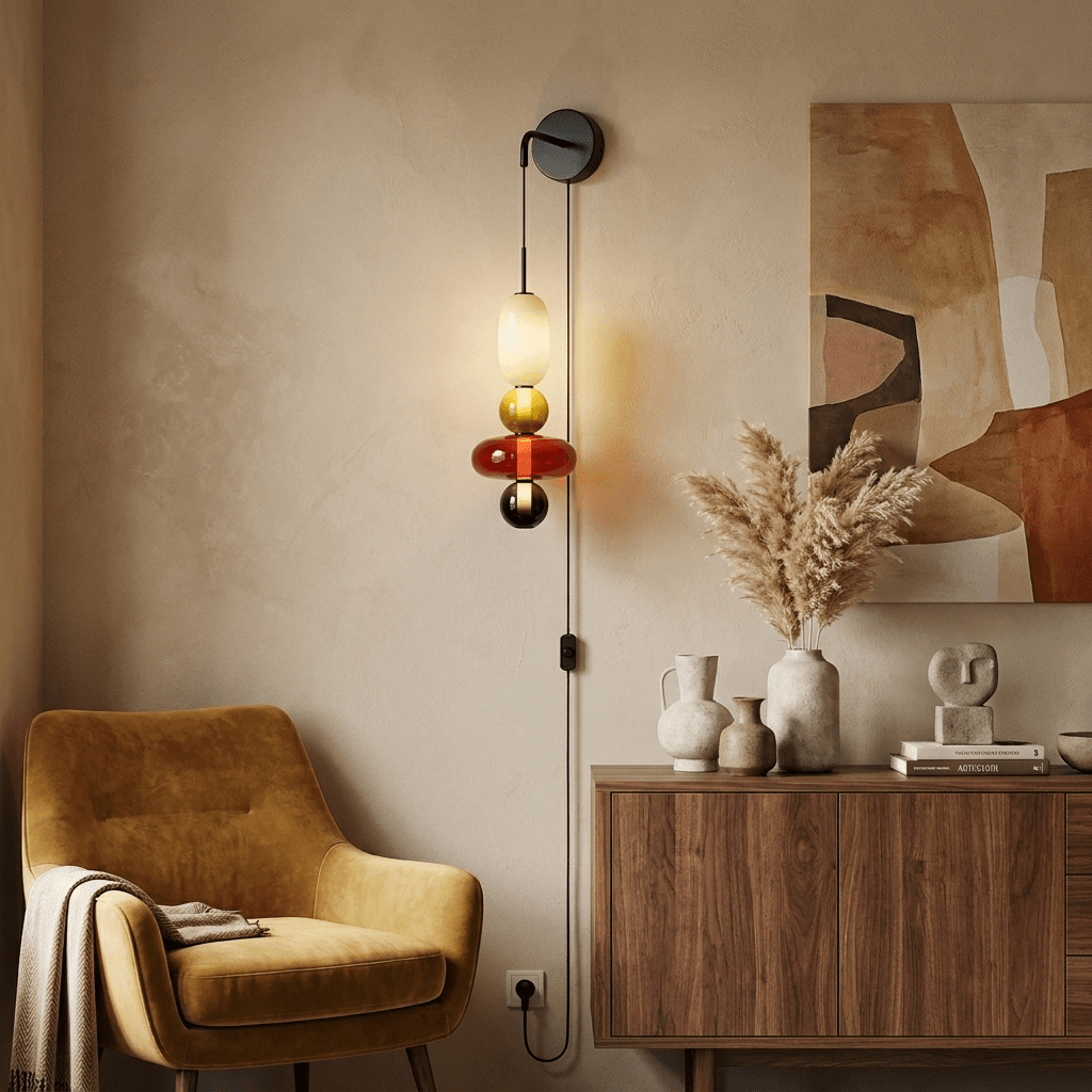 Candied Glass Plug-In Wall Light - product image 6