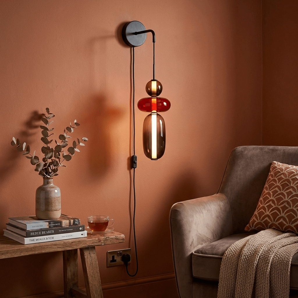 Candied Glass Plug-In Wall Light - product image 2