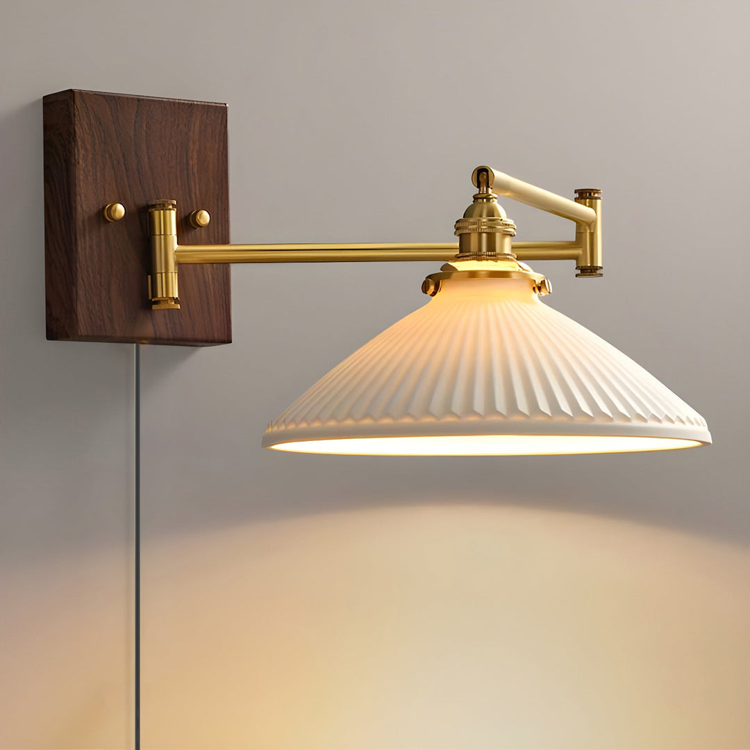 Ceramic Geometry Plug-In Wall Light - product image 7
