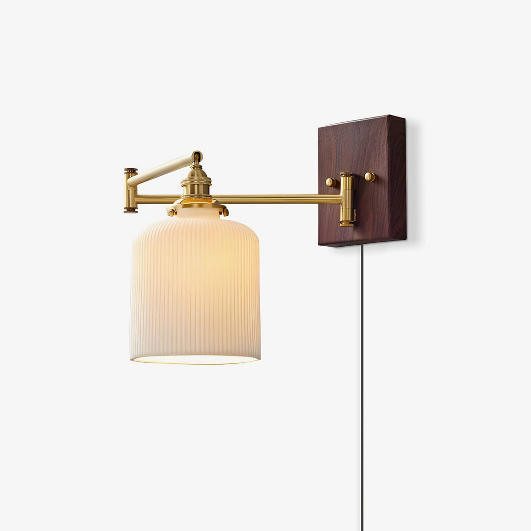Ceramic Geometry Plug-In Wall Light - product image 1