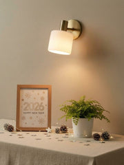 Cerova Modern Porcelain Pivoting Wall Sconce