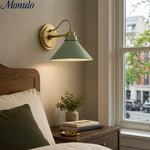 Bild in Gallery-Viewer laden, Aurenza Gebogene Arm Globe Wandlampe – Moderne Industrielle Wandleuchte für Badezimmer, Schlafzimmer und Flur
