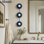 Load image into Gallery viewer, Minimal 3-Light Vanity Wall Sconce – Multiple Color Options Available