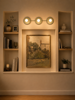 Load image into Gallery viewer, Minimal 3-Light Vanity Wall Sconce – Multiple Color Options Available