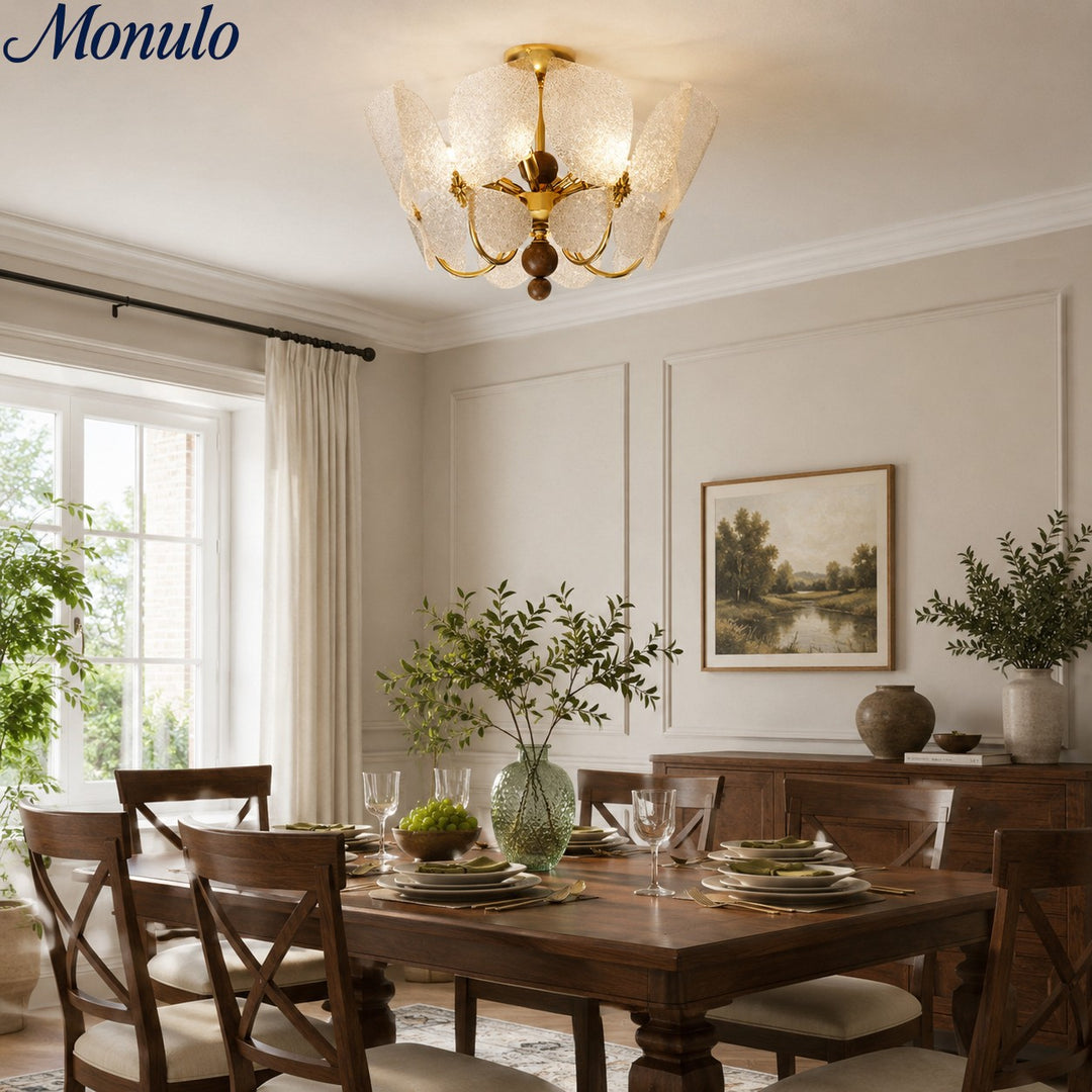 Lucenda Butterfly Ceiling and Pendant Light - Acrylic French Vintage Fixture for Bedroom and Hallway