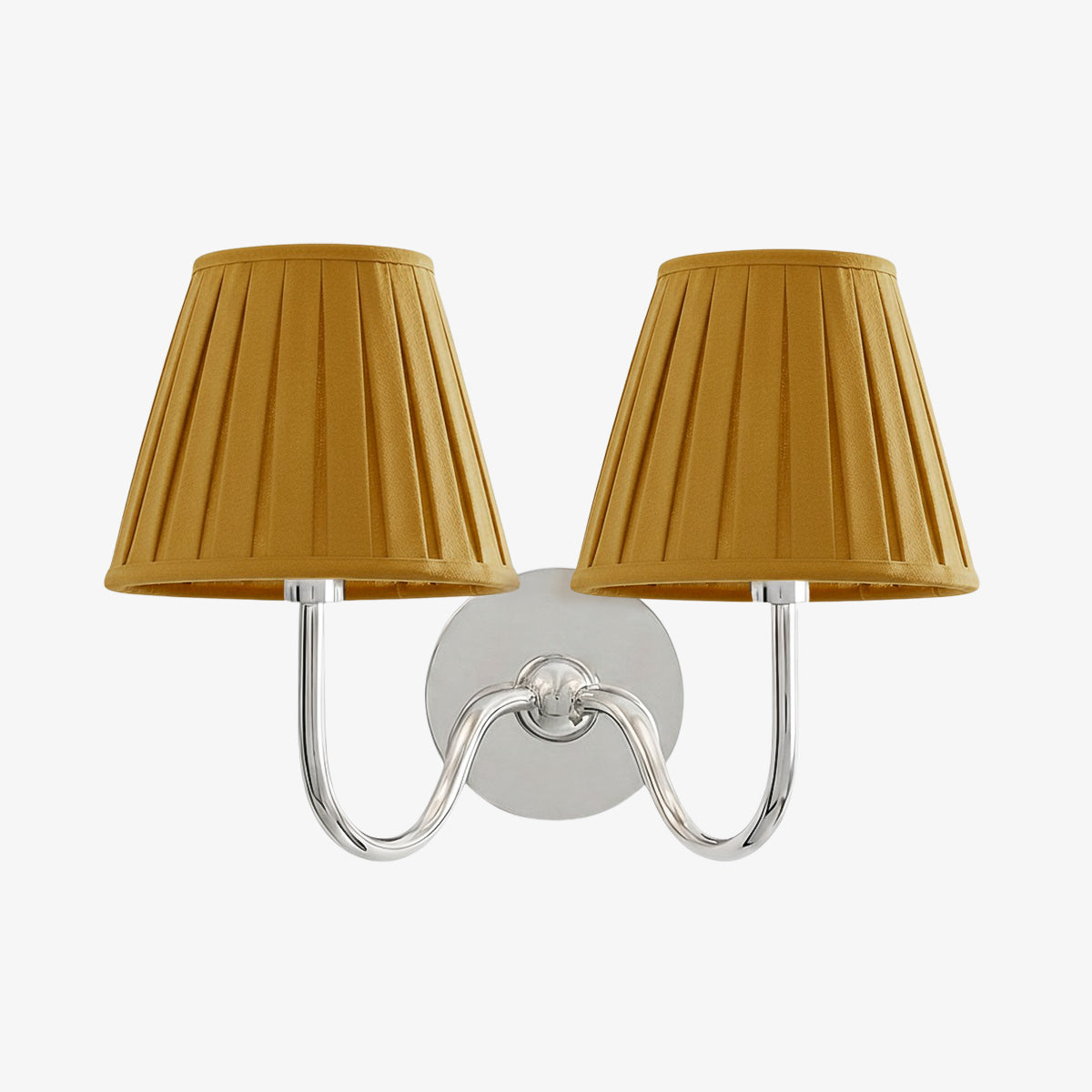 Luvora Fabric Shade Wall Sconce with Drum Shade - Classic Pleated Sconce Light