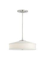 Load image into Gallery viewer, Fabric Shade Pendant Light – Textile Drum Pendant with Modern Design
