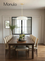 Load image into Gallery viewer, Fabric Shade Pendant Light – Textile Drum Pendant with Modern Design
