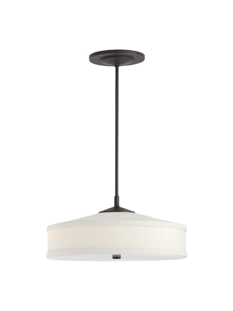 Fabric Shade Pendant Light – Textile Drum Pendant with Modern Design