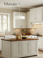 Load image into Gallery viewer, Fabric Shade Pendant Light – Textile Drum Pendant with Modern Design
