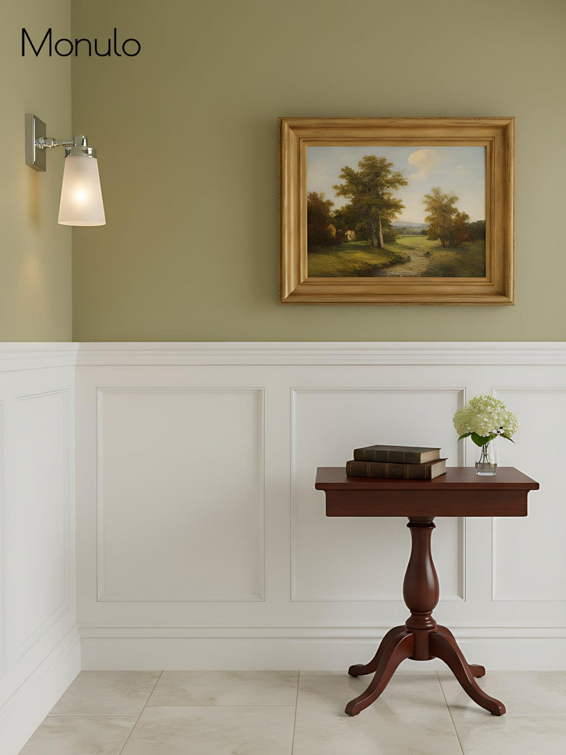 Derlina Glass Cone Wall Sconce - Modern Frosted Glass Shade Lighting