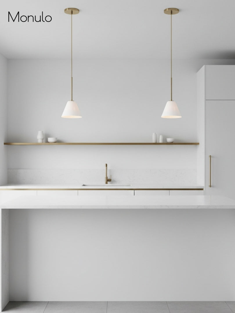 Conica Glass Cone Pendant Light - Modern Dining And Kitchen Lighting