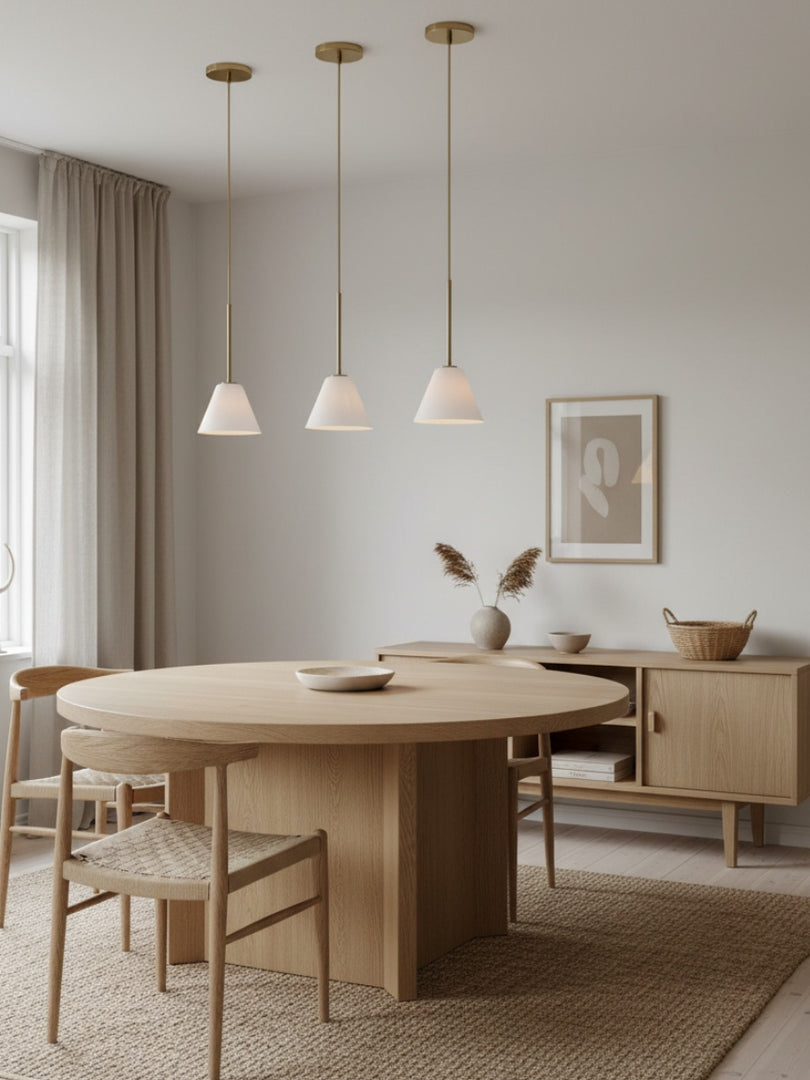 Conica Glass Cone Pendant Light - Modern Dining And Kitchen Lighting
