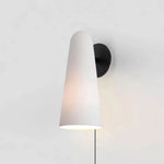 Load image into Gallery viewer, Conical Glass Plug-In Wall Light with Inline Switch - product image 10