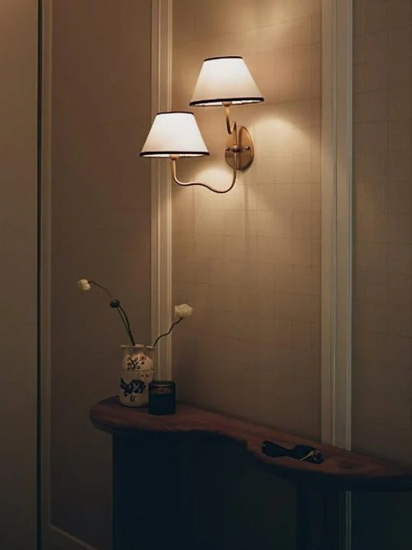 Lámpara de pared clásica contemporánea para interiores elegantes