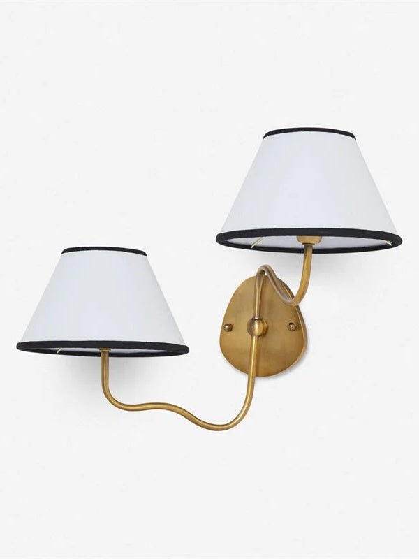 Lámpara de pared clásica contemporánea para interiores elegantes