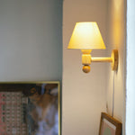 Charger l'image dans la visionneuse de galerie, Wood-Arm Contrast Fabric Wall Sconce product view 6